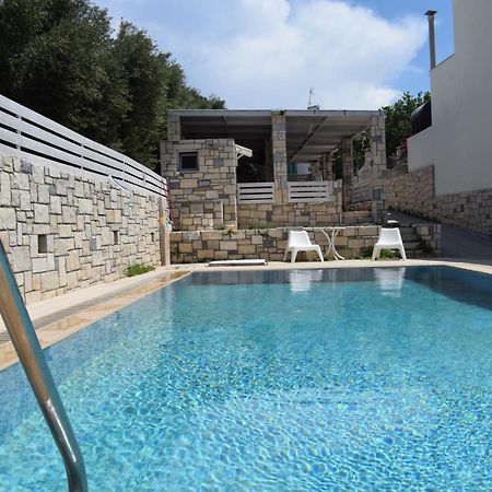 Aquarock Villa With Private Pool Prassas Экстерьер фото